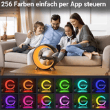 ZALENO Optima™️ - Smarter LED Lautsprecher mit kabellosem Handyladegerät