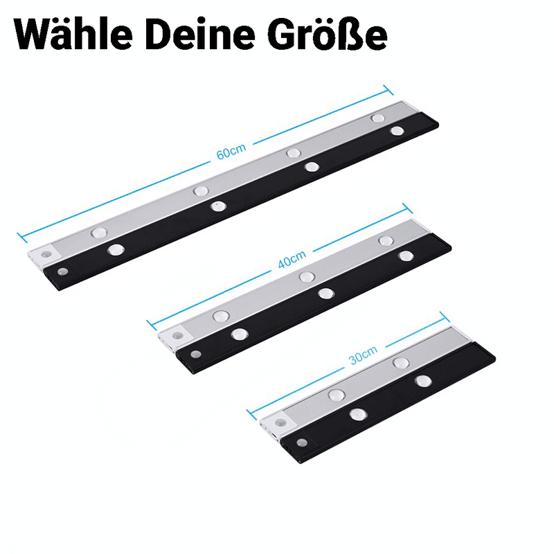 ZALENO Sunny™️ - Kabellose LED Lichtleiste mit Bewegungsmelder