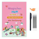 Mika™️ Kinderbuch - Spielerisch einfach Schreiben, Rechnen & Malen lernen