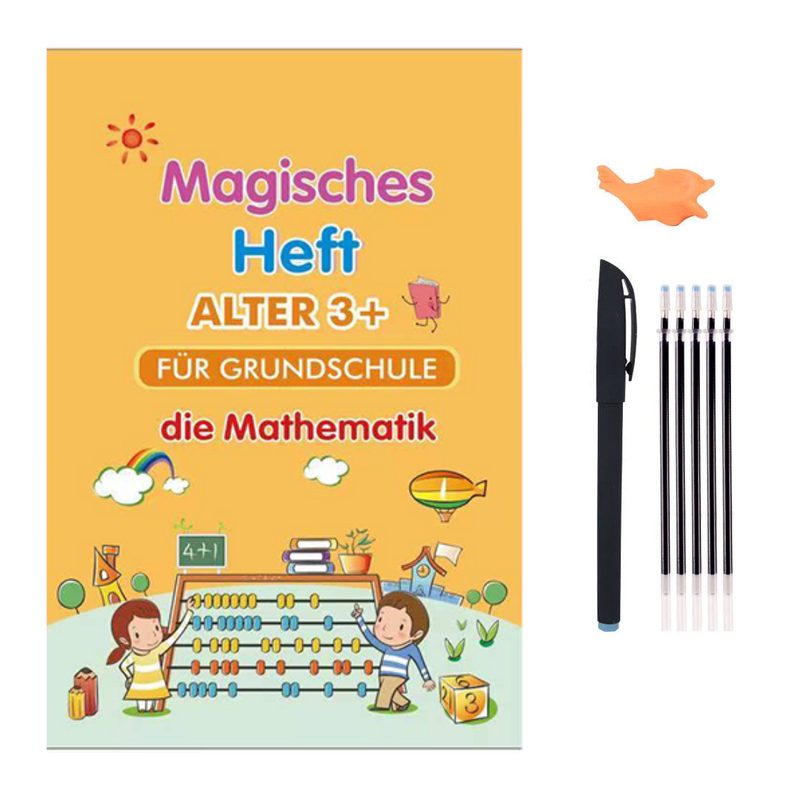 Mika™️ Kinderbuch - Spielerisch einfach Schreiben, Rechnen & Malen lernen