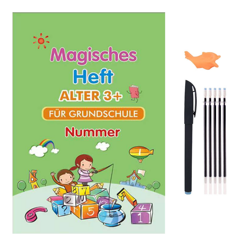 Mika™️ Kinderbuch - Spielerisch einfach Schreiben, Rechnen & Malen lernen